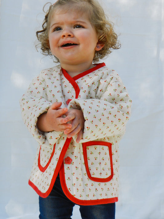 The Quilted Jacket | Strawberry field